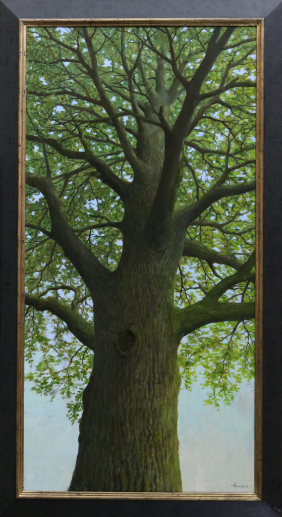 Onder de boom – 2020 – 140 x 70 cm – acryl op linnen – beschikbaar